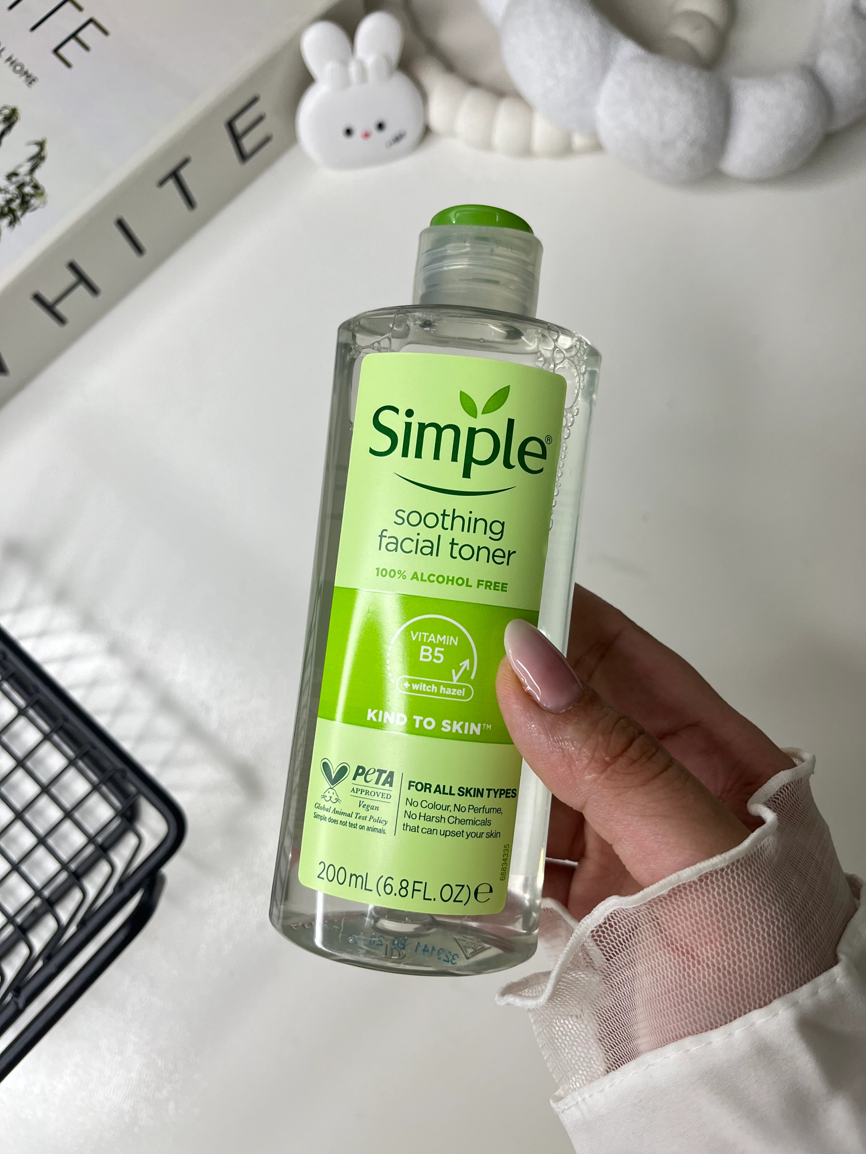 Simple soothing toner بدون الکل و پارابن