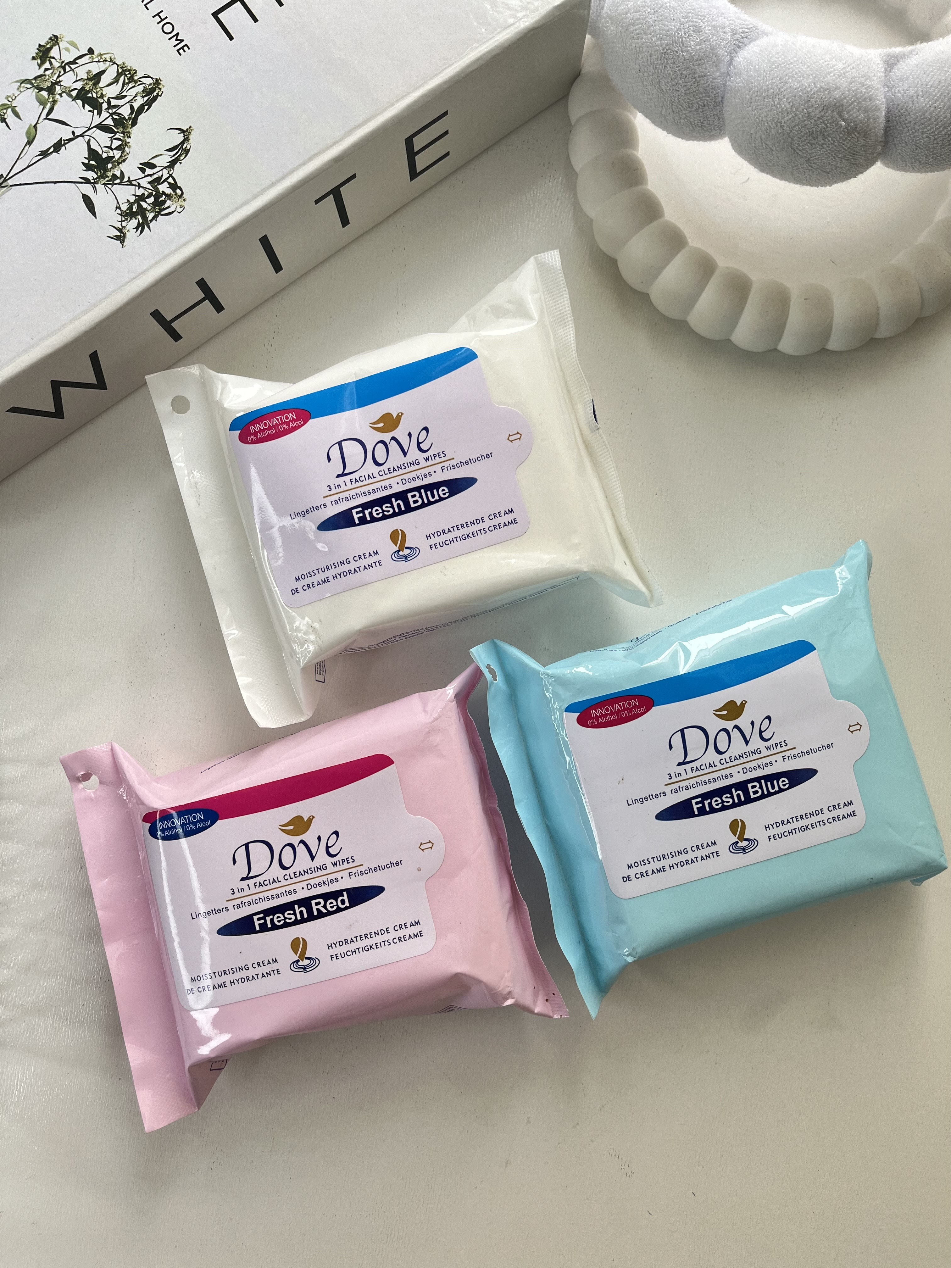 خرید دستمال مرطوب داو Dove مناسب برای صورت و بدن