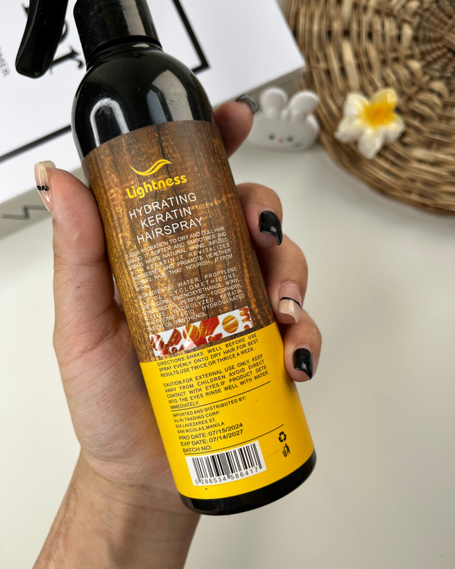 خرید اسپری دوفاز مو آرگان لایتنس تقویت و نرمی مو اصل