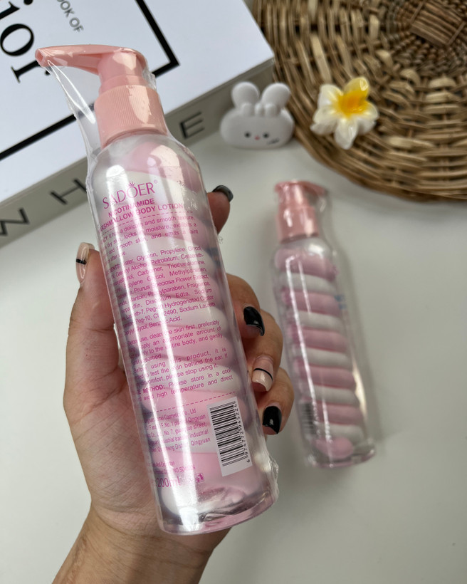 لوسیون خوشبو ابرسان و نرم کننده و روشن کننده پوست بدن