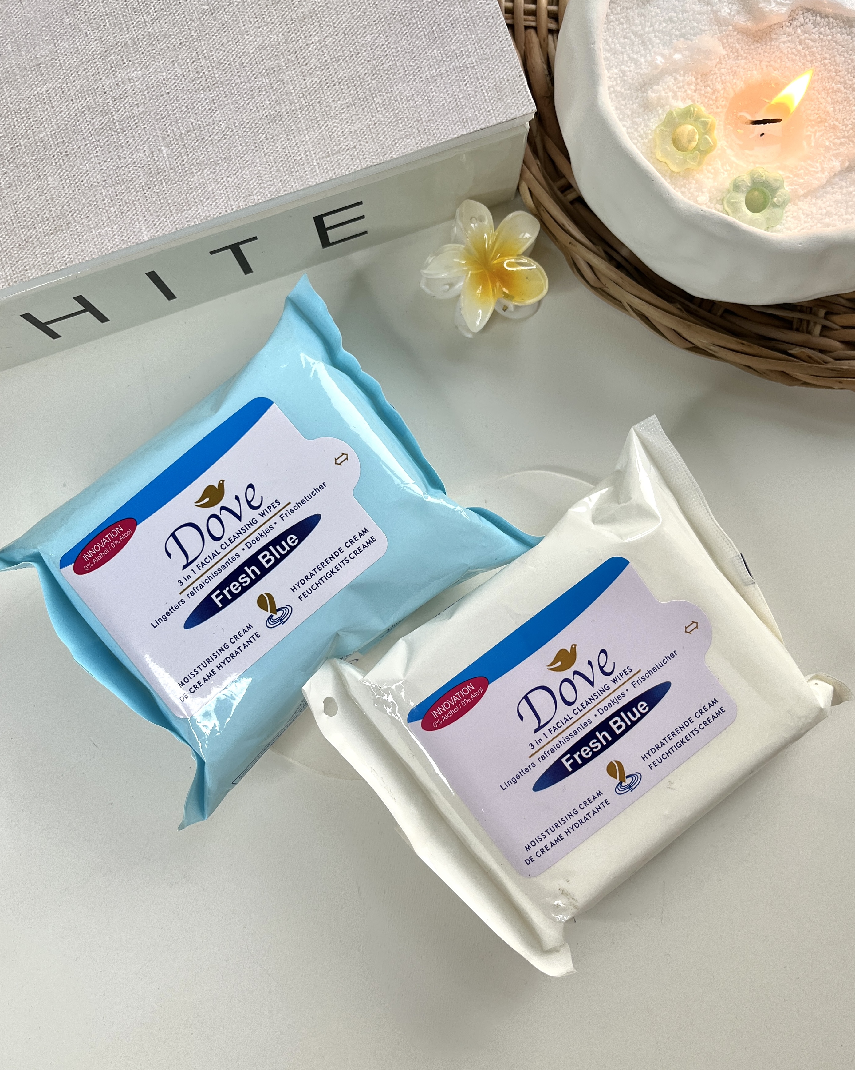 خرید دستمال مرطوب داو Dove مناسب برای صورت و بدن