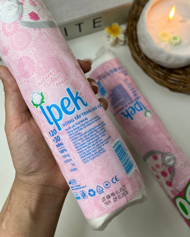 خرید پد بهداشتی آرایشی ایپک اورجینال ۱۲۰ عددی ضد پرزدهی