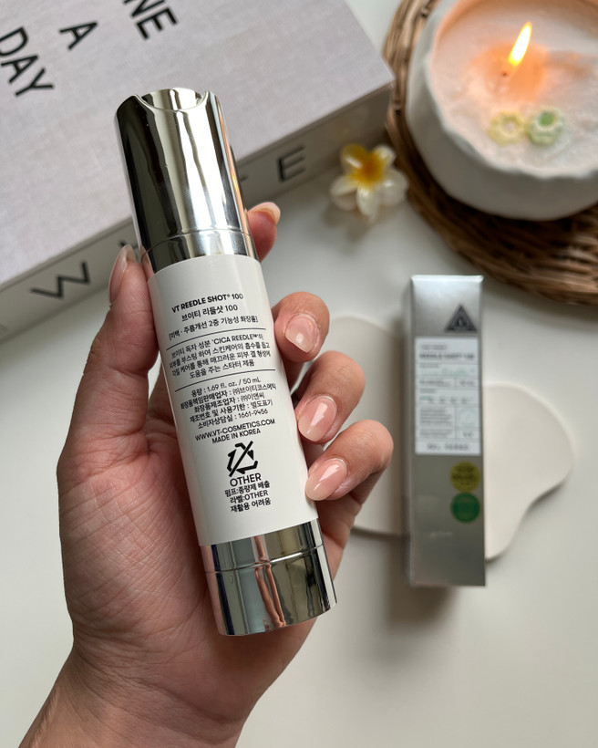 خرید سرم نمای نزدیک بطری نقرهای سرم ریدل شات اورجینال ۵۰ میل