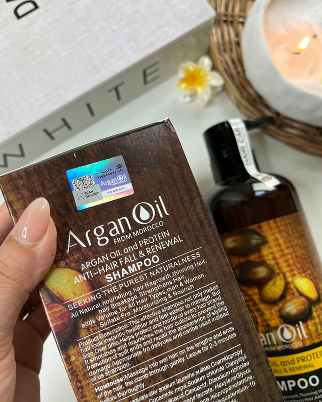 خرید ارزان قیمت شامپو مو آرگان خالص لایتنس اورجینال