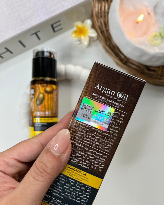 خرید روغن مو آرگان لایتنس Lightness Argan Oial