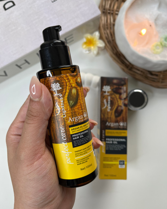 خرید روغن مو آرگان لایتنس Lightness Argan Oial