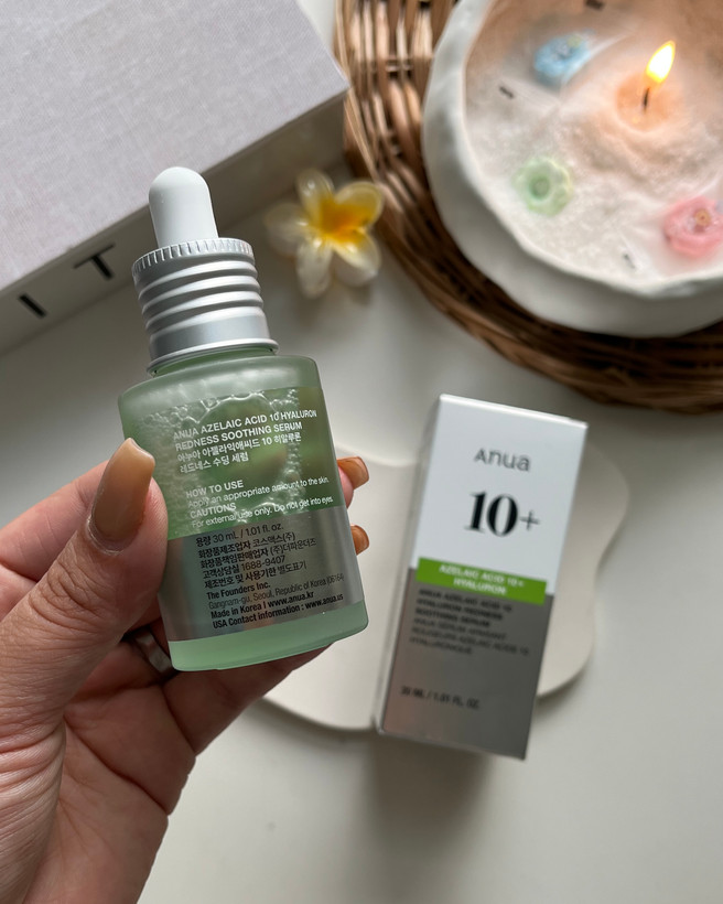 سرم آزالائیک اسید انوا درمان لک و قرمزی پوست و کاهش دهنده التهاب