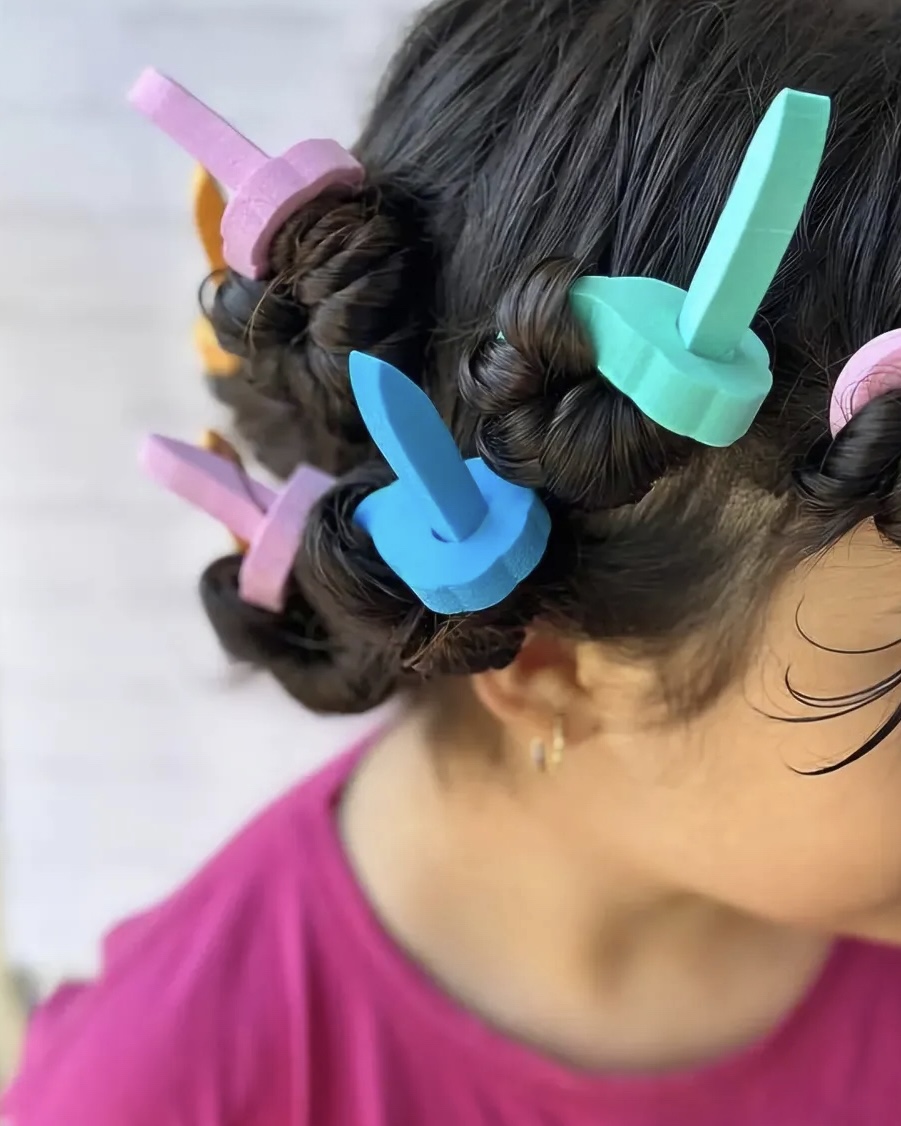 ابزار فر کننده مو بیگودی فومی، مناسب موهای خشک و مرطوب