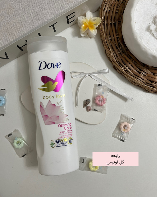خرید لوسیون بدن اصل انگلیس رایحه گل لوتوس خوشبو و دخترونه