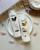 خرید ارزان قیمت لوسیون ابرسان بدن داو dove رایحه شیر خوشبو نرم کننده