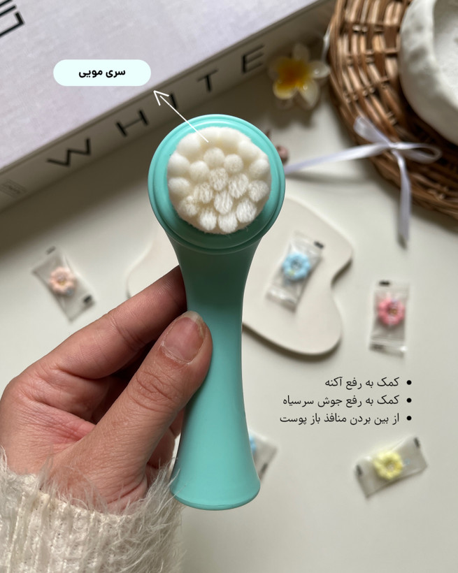 براش شستشوی صورت مدل چکشی با طراحی ارگونومیک و نرم