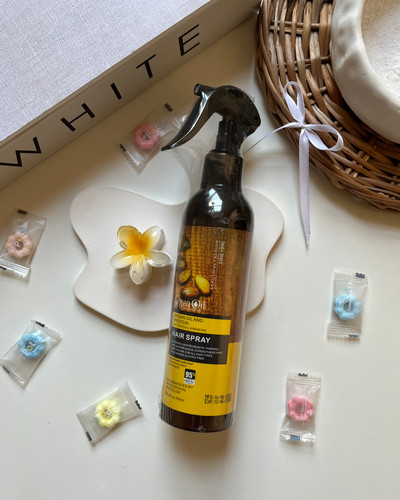 اسپری دو فاز آرگان لایتنس برای موهای آسیب دیده