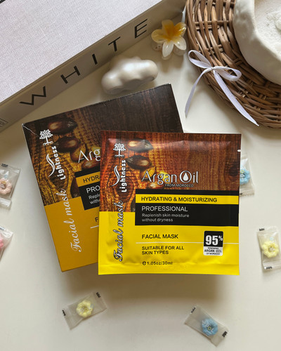 ماسک صورت لایتنس ابرسانی عمیق پوست و کلاژن ساز