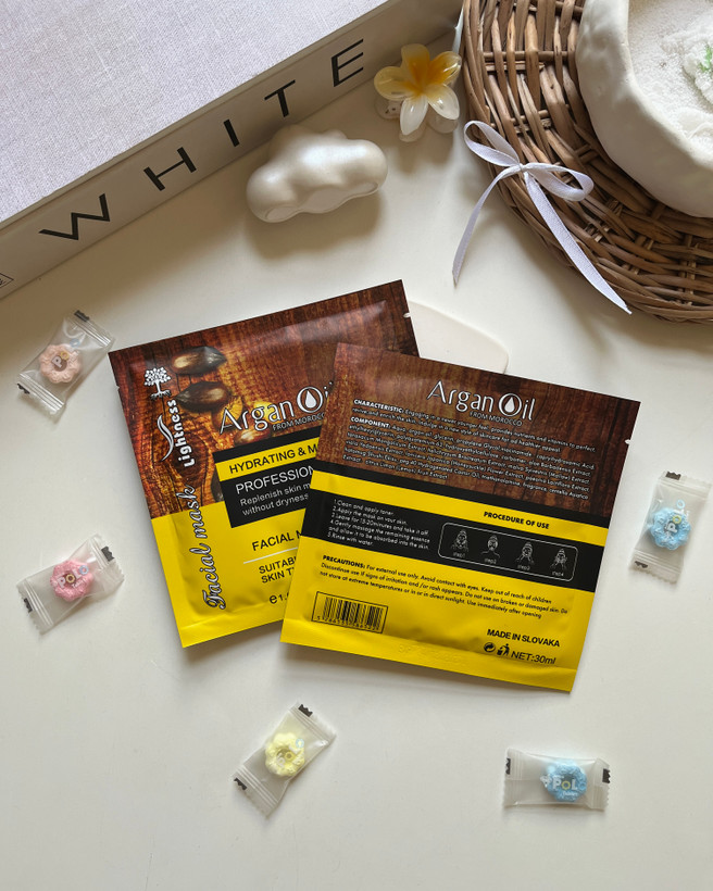 خرید ارزان قیمت دونه ای و بسته ای ماسک صورت ارگان لایتنس