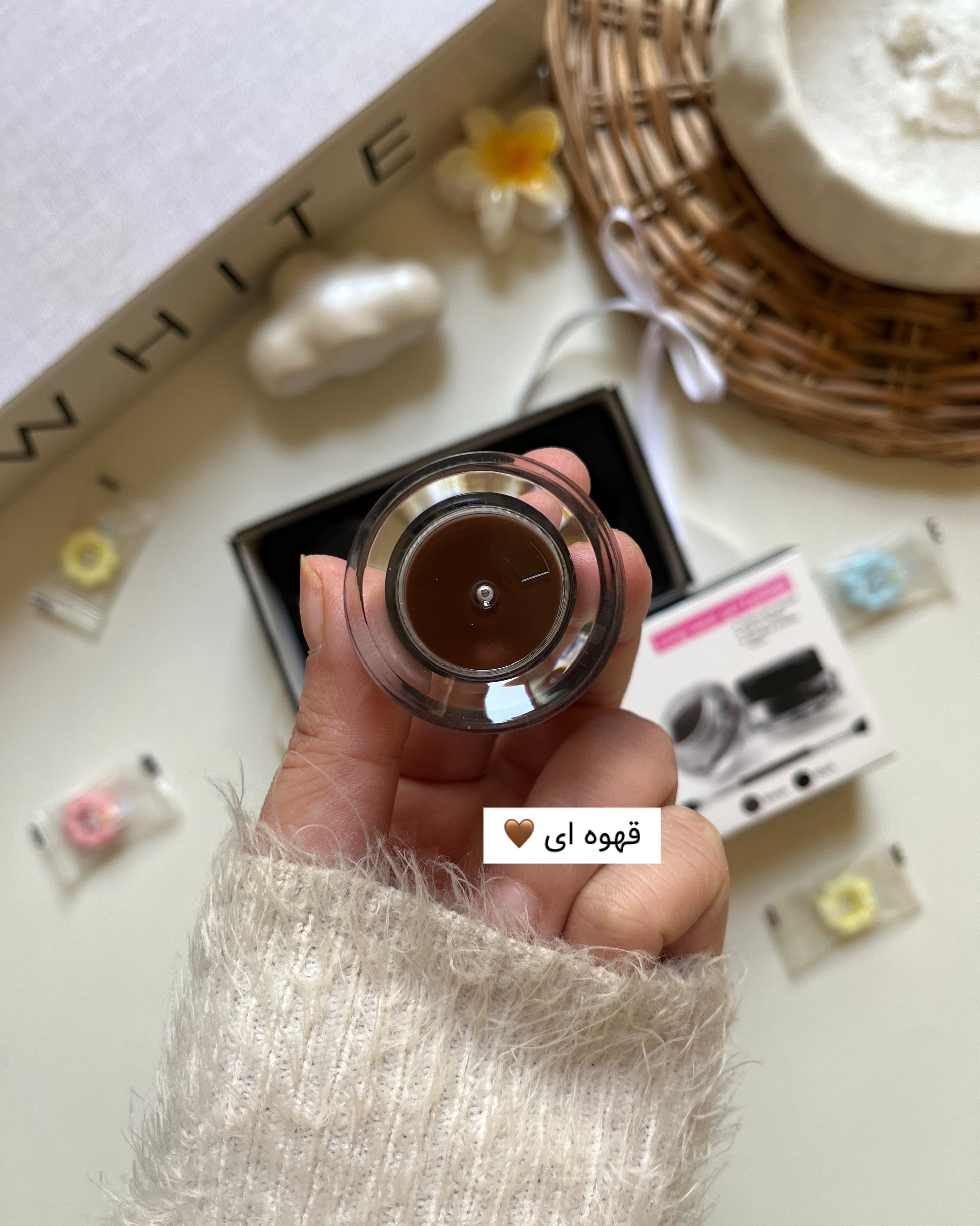 براش دو سر USHAS برای خطوط صاف و فید حرفهای روی پلک