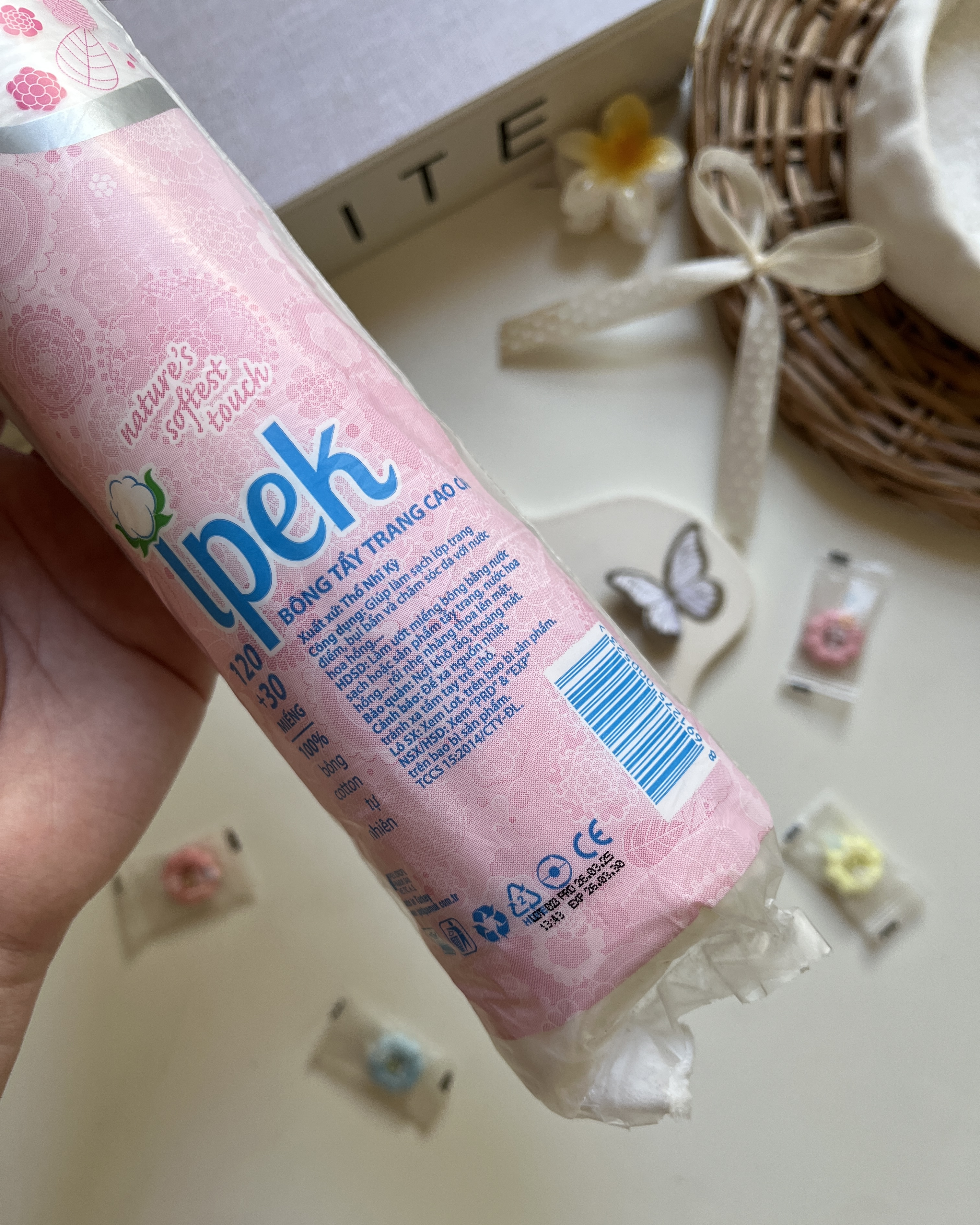 پد پنبهای ایپک ۱۲۰ عددی اقتصادی و کاربردی برای مصرف روزانه