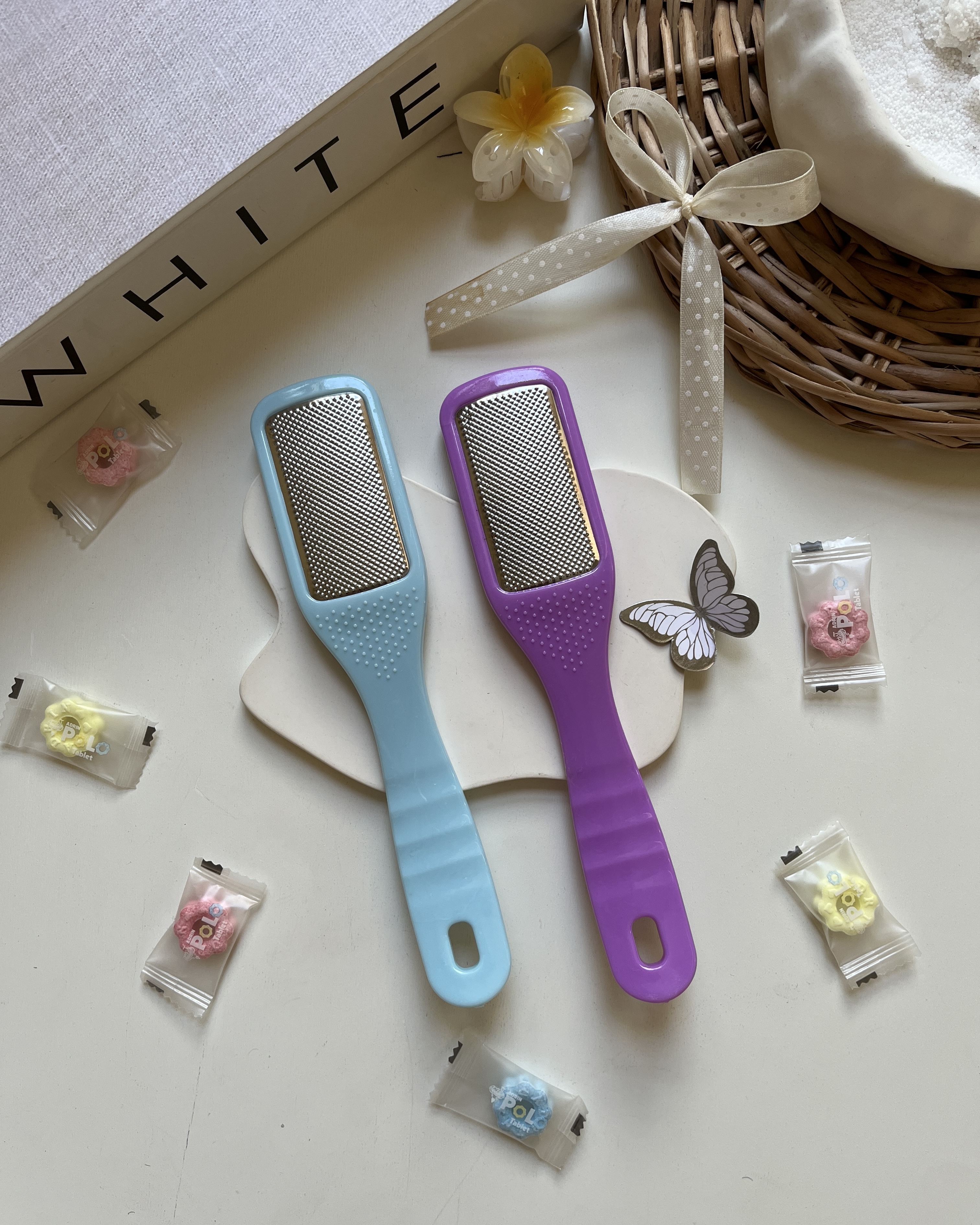 سوهان پا دوطرفه فلزی با رنگبندی جذاب و ارسال رنگ رندوم