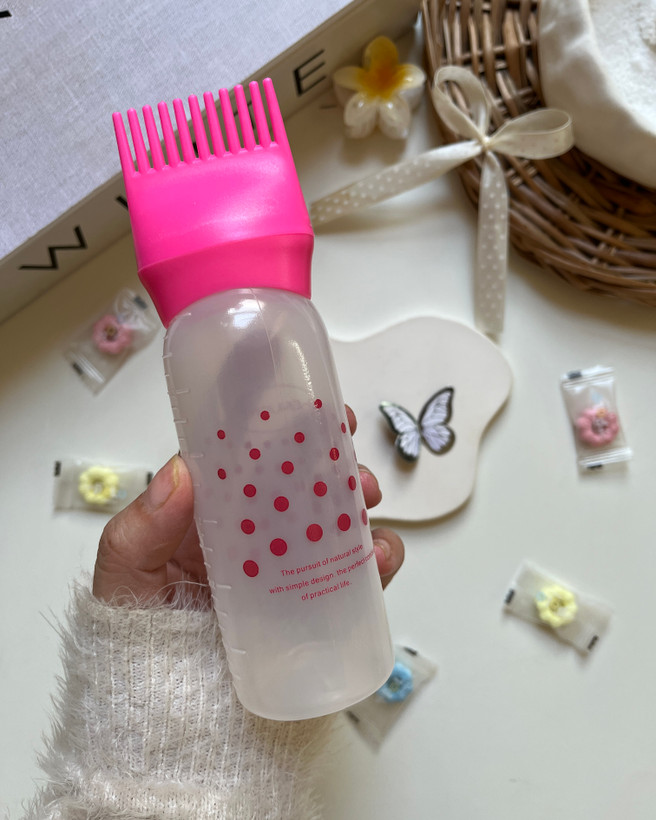 اپلیکاتور نرم برای پخش یکنواخت روغن روی تمام کف موها