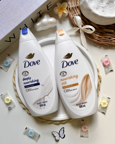 Dove Body Wash حجم ۴۵۰ میل با رایحه ملایم و فرمولاسیون ملایم بدون مواد شوینده قوی