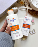 کرم ضد آفتاب سیمپل SPF50 PA++++ بدون رنگ با محافظت قوی در برابر آفتاب