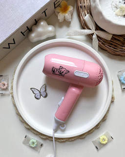 مینی سشوار فانتزی تاشو Professional Hair Dryer مناسب سفر با طراحی سبک و کم حجم