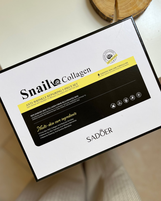 ست ضد چروک و سفت کننده پوست SADÖER Snail Collagen اصل