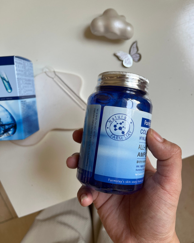 14. Farm Stay Collagen Hyaluronic Acid Ampoule حجم 250 میل اورجینال کره ای