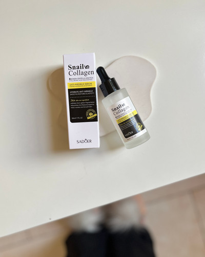 سرم حلزون و کلاژن سادور ضد چروک و آبرسان قوی پوست صورت 50 میل